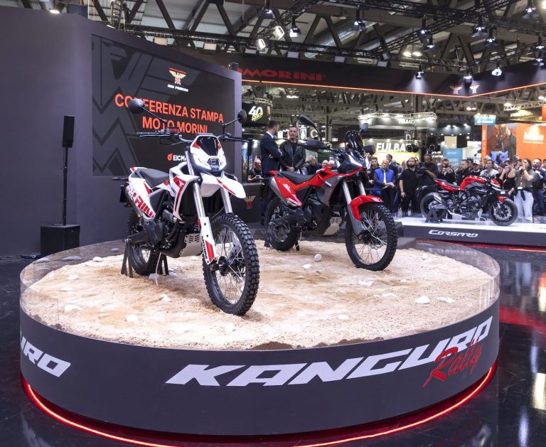 Read more about the article Komaj čakamo na ta dva modela: 2026 Moto Morini Kanguro 300 enduro in rally