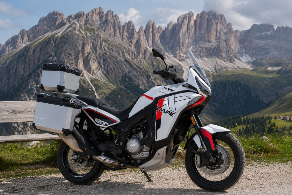 Moto Morini XCape 1200 s kovčki - www.motoavantura.si